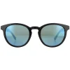 Timberland Polarised^Sunglasses TB9128 01D Shiny Black Blue Blue Polarized