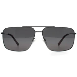 Timberland Polarised|Rectangle^Sunglasses TB9292 06D Shiny Dark Nickeltin Smoke Polarized