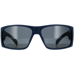 Timberland Polarised^Sunglasses TB9215 91D Matte Blue Smoke Polarised