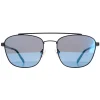 Timberland Aviator^Sunglasses TB9168 02D Matte Black Grey Polarized