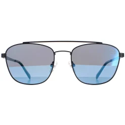 Timberland Aviator^Sunglasses TB9168 02D Matte Black Grey Polarized