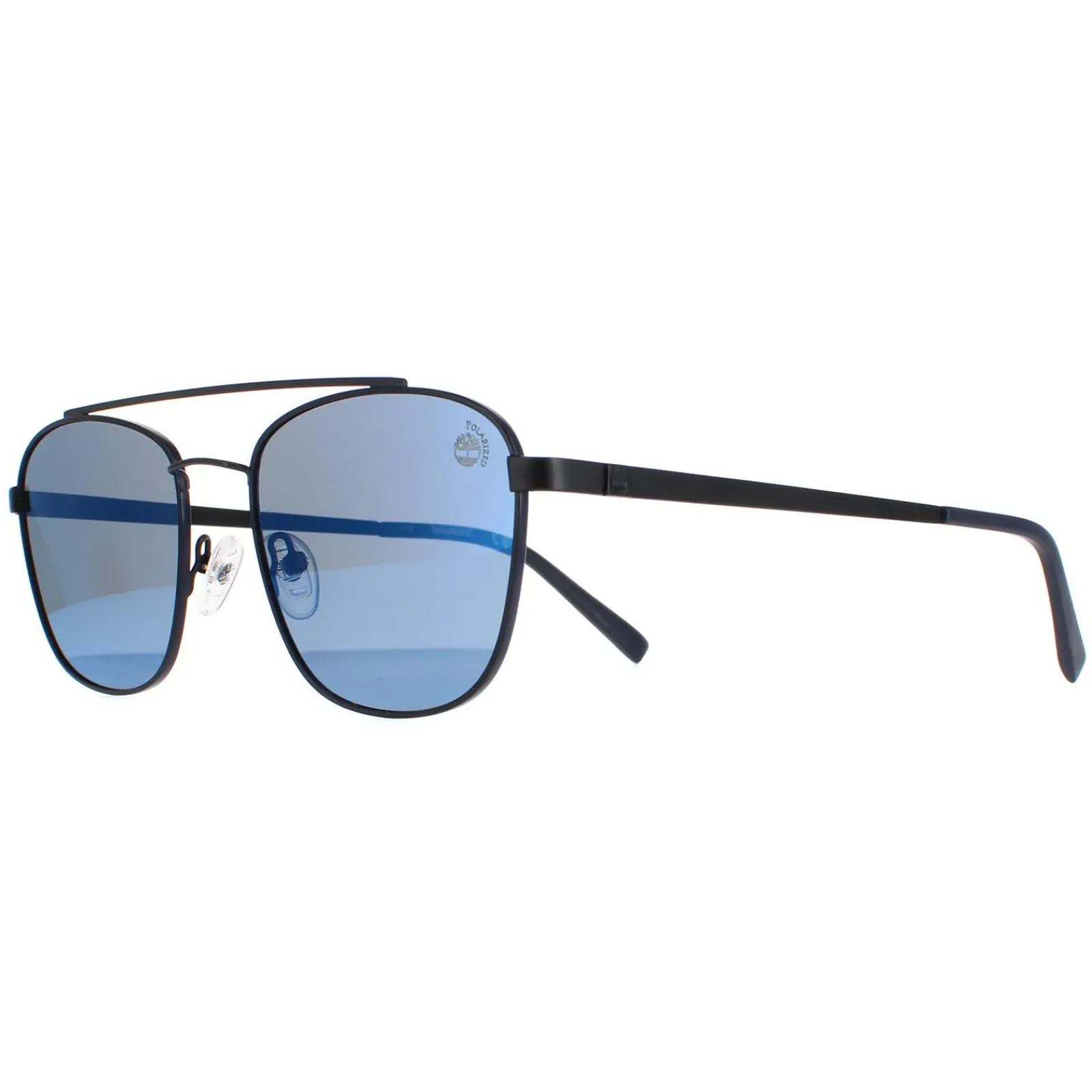 Timberland Aviator^Sunglasses TB9168 02D Matte Black Grey Polarized