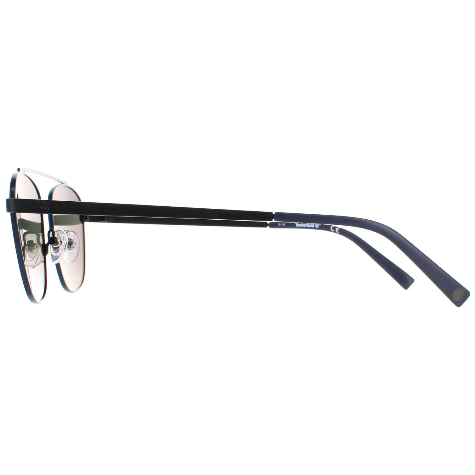 Timberland Aviator^Sunglasses TB9168 02D Matte Black Grey Polarized