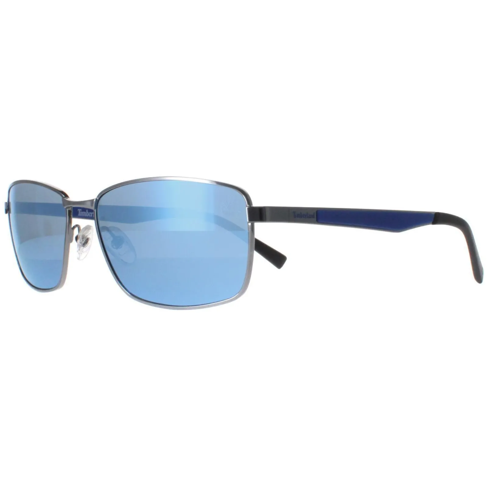 Timberland Polarised^Sunglasses TB9233 06D Shiny Dark Nickeltin Smoke Polarized