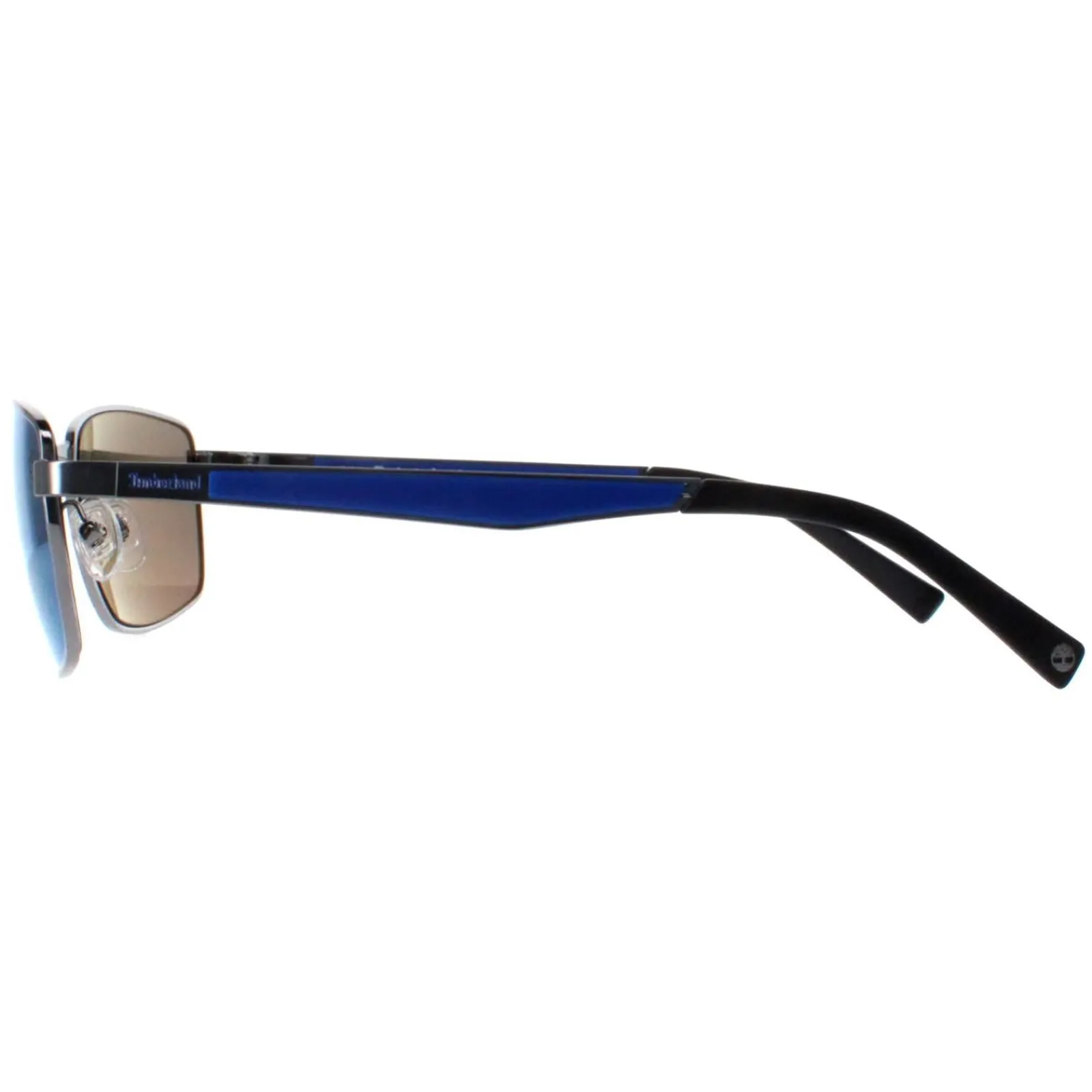 Timberland Polarised^Sunglasses TB9233 06D Shiny Dark Nickeltin Smoke Polarized