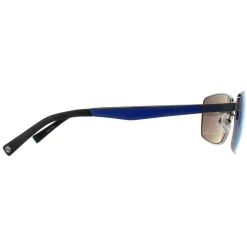 Timberland Polarised^Sunglasses TB9233 06D Shiny Dark Nickeltin Smoke Polarized