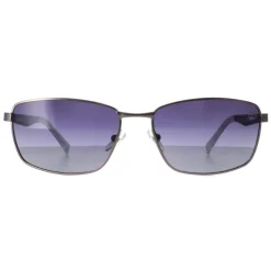 Timberland Polarised^Sunglasses TB9233 09D Matte Gunmetal Smoke Polarized