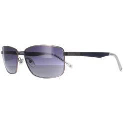 Timberland Polarised^Sunglasses TB9233 09D Matte Gunmetal Smoke Polarized