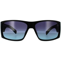 Timberland Polarised^Sunglasses TB9215 02D Matte Black Grey Smoke Polarized