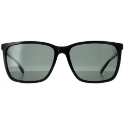 Timberland Polarised|Square^Sunglasses TB9280-H 01R Shiny Black Green Polarized