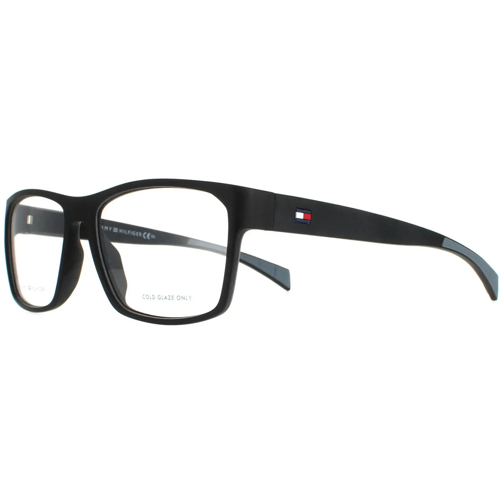 Tommy Hilfiger Tommy Hilfiger|Rectangle^Glasses Frames TH 1747 O6W Matte Black Grey Men