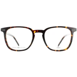 Tommy Hilfiger Square|Tommy Hilfiger^Glasses Frames TH 1814 I2H Matte Ruthenium Brown Havana