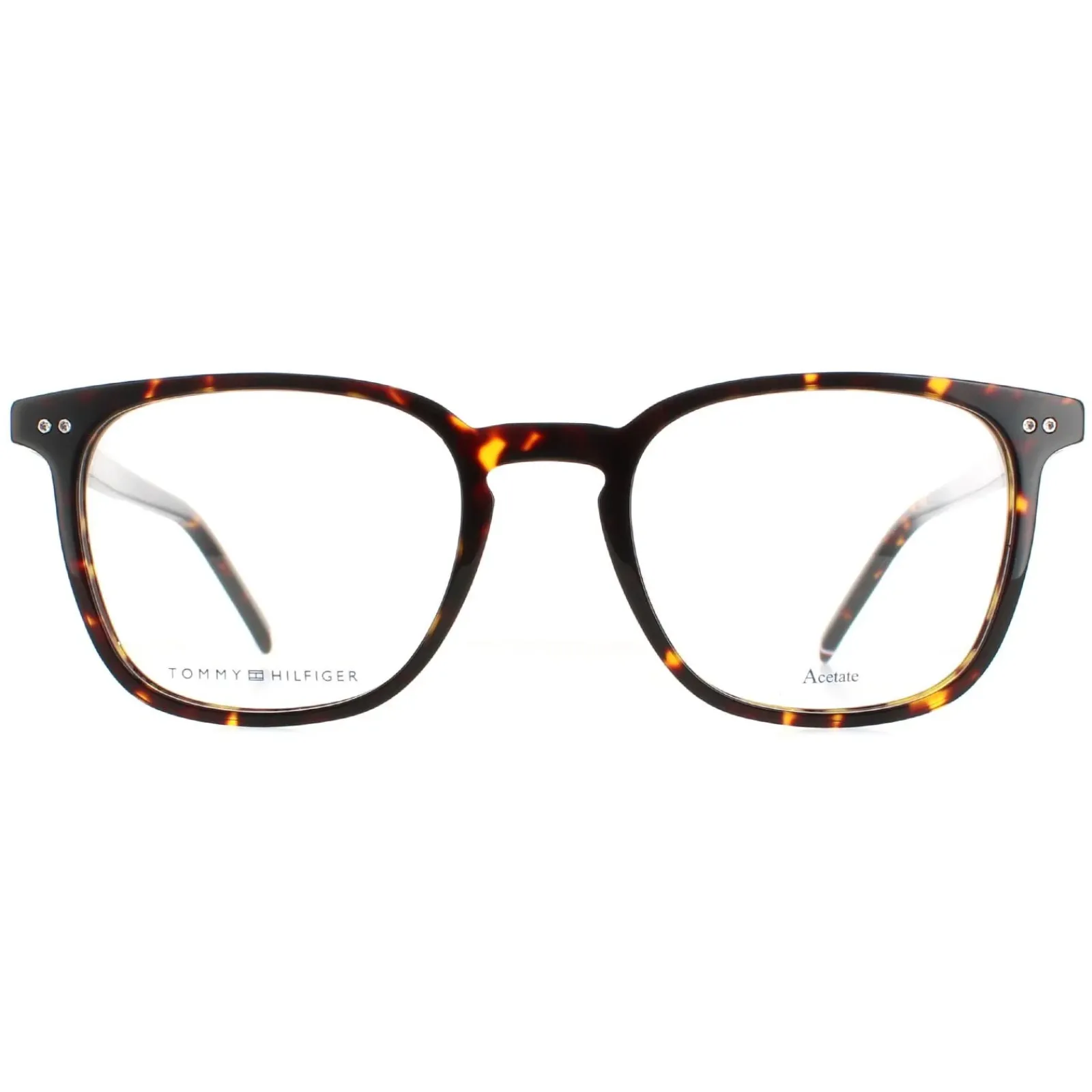 Tommy Hilfiger Square|Tommy Hilfiger^Glasses Frames TH 1814 I2H Matte Ruthenium Brown Havana