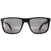 Tommy Hilfiger Polarised|Rectangle^Sunglasses TH 2043 003 M9 Matte Black Grey Polarized