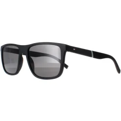 Tommy Hilfiger Polarised|Rectangle^Sunglasses TH 2043 003 M9 Matte Black Grey Polarized