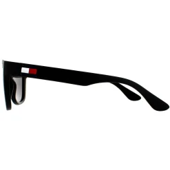 Tommy Hilfiger Polarised|Square^Sunglasses TH 1557/S 003 M9 Matte Black Grey Polarized