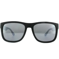 Tommy Hilfiger Rectangle^Sunglasses TH 1556/S D51 T4 Black Grey Mirror 52mm