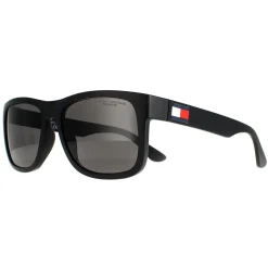Tommy Hilfiger Polarised|Rectangle^Sunglasses TH 1556/S 003 M9 Matte Black Grey Polarized