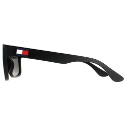 Tommy Hilfiger Polarised|Rectangle^Sunglasses TH 1556/S 003 M9 Matte Black Grey Polarized