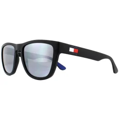 Tommy Hilfiger Square^Sunglasses TH 1557/S 003 T4 Matte Black Black Grey Mirr