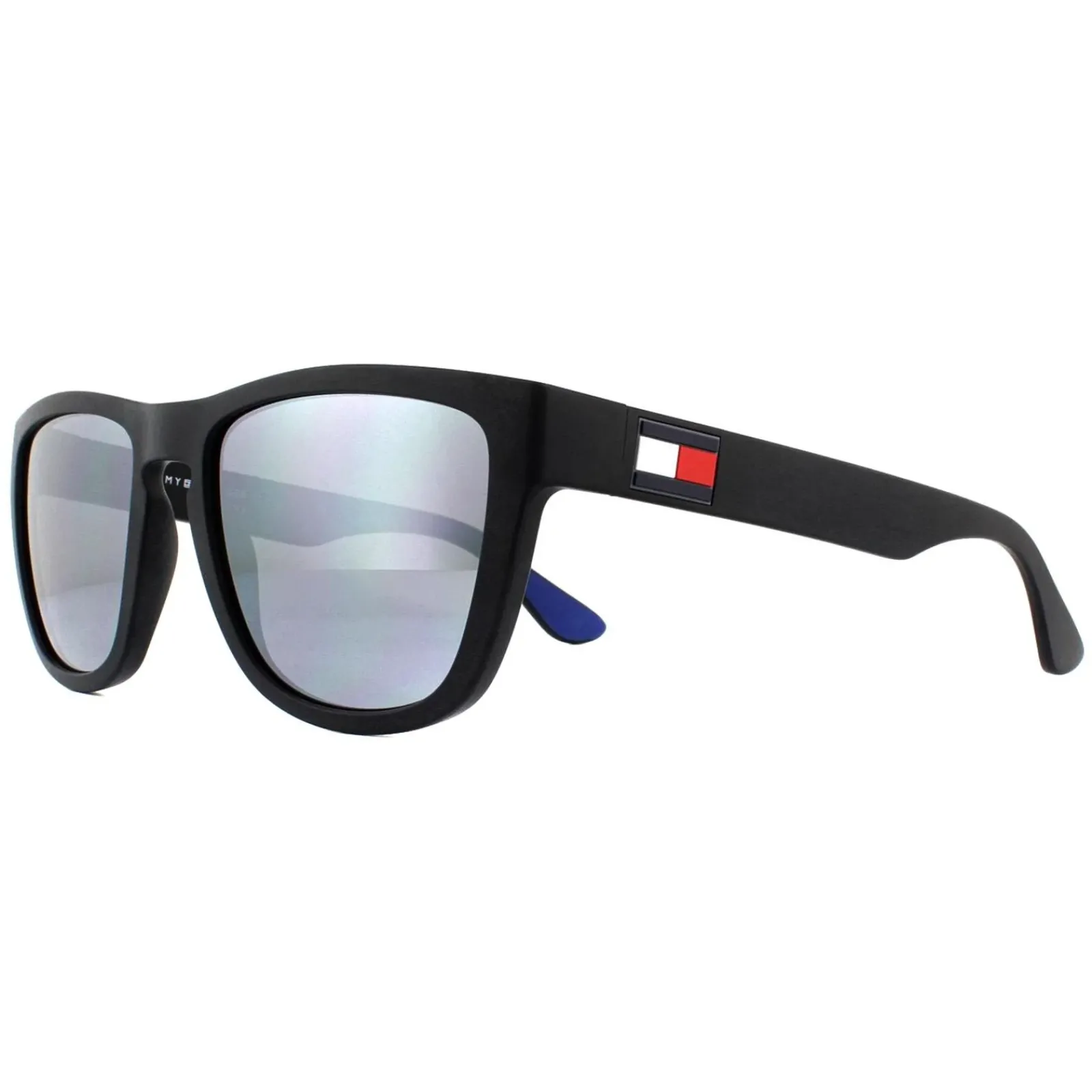 Tommy Hilfiger Square^Sunglasses TH 1557/S 003 T4 Matte Black Black Grey Mirr