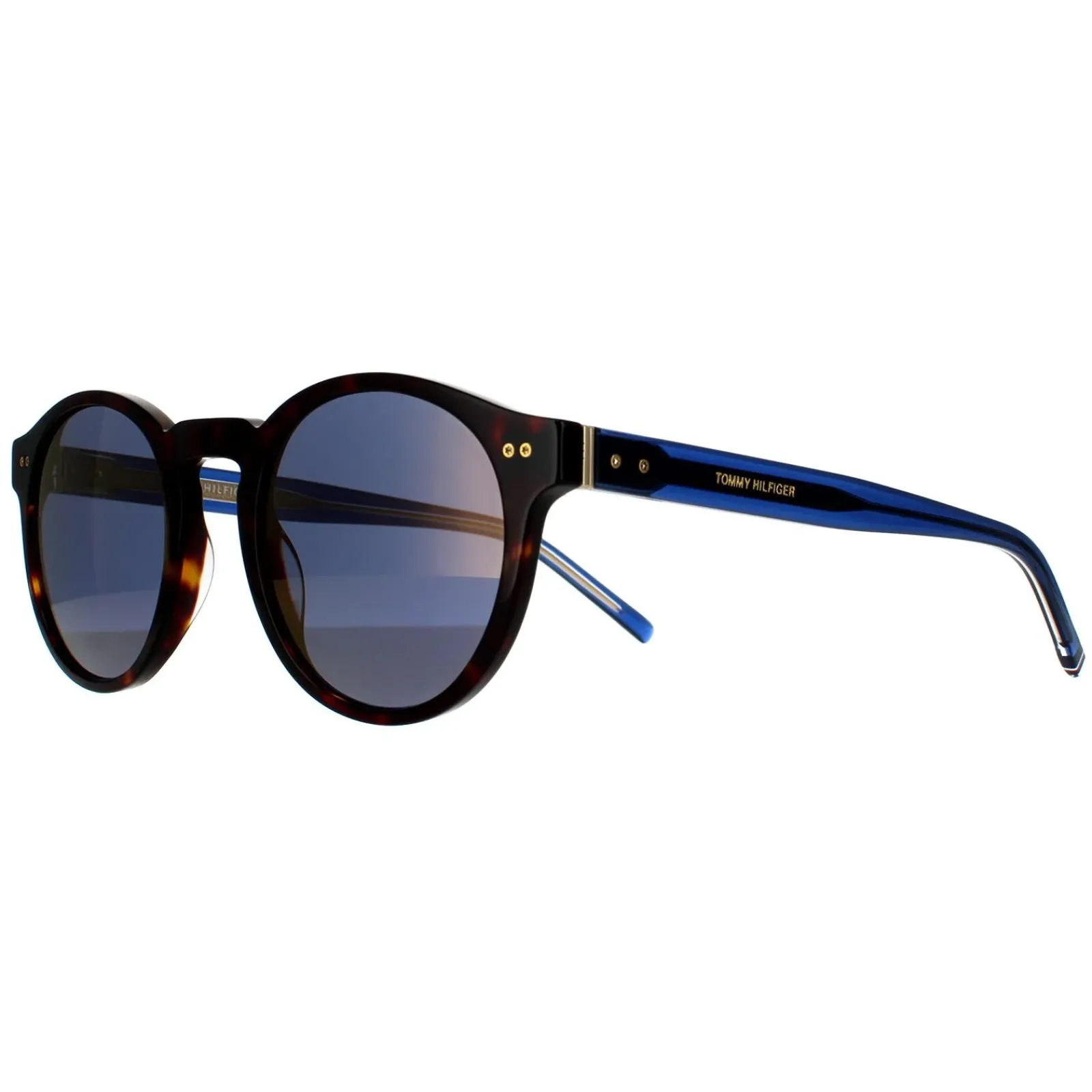 Tommy Hilfiger Oval|Oval^Sunglasses TH 1795/S 086 K1 Havana Blue Gold Mirror