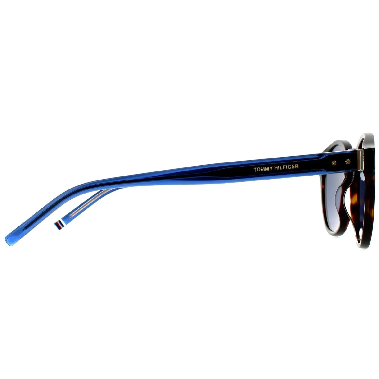 Tommy Hilfiger Oval|Oval^Sunglasses TH 1795/S 086 K1 Havana Blue Gold Mirror