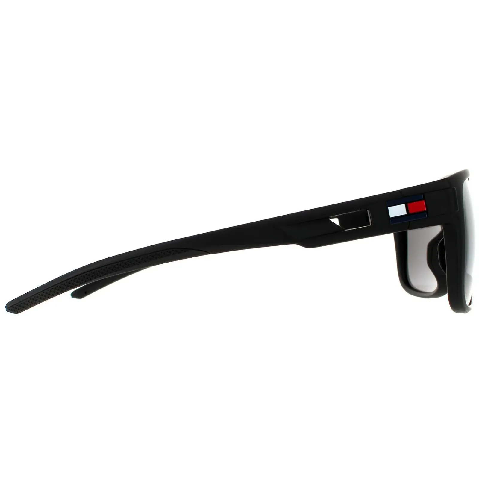 Tommy Hilfiger Polarised|Wrap^Sunglasses TH 1913/S 003 M9 Matte Black Grey Polarized