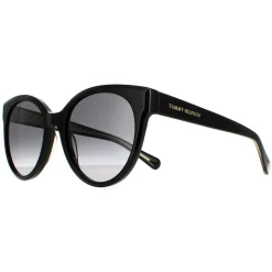 Tommy Hilfiger Cat-Eye^Sunglasses TH 1885/S 807 9O Black Dark Grey Gradient
