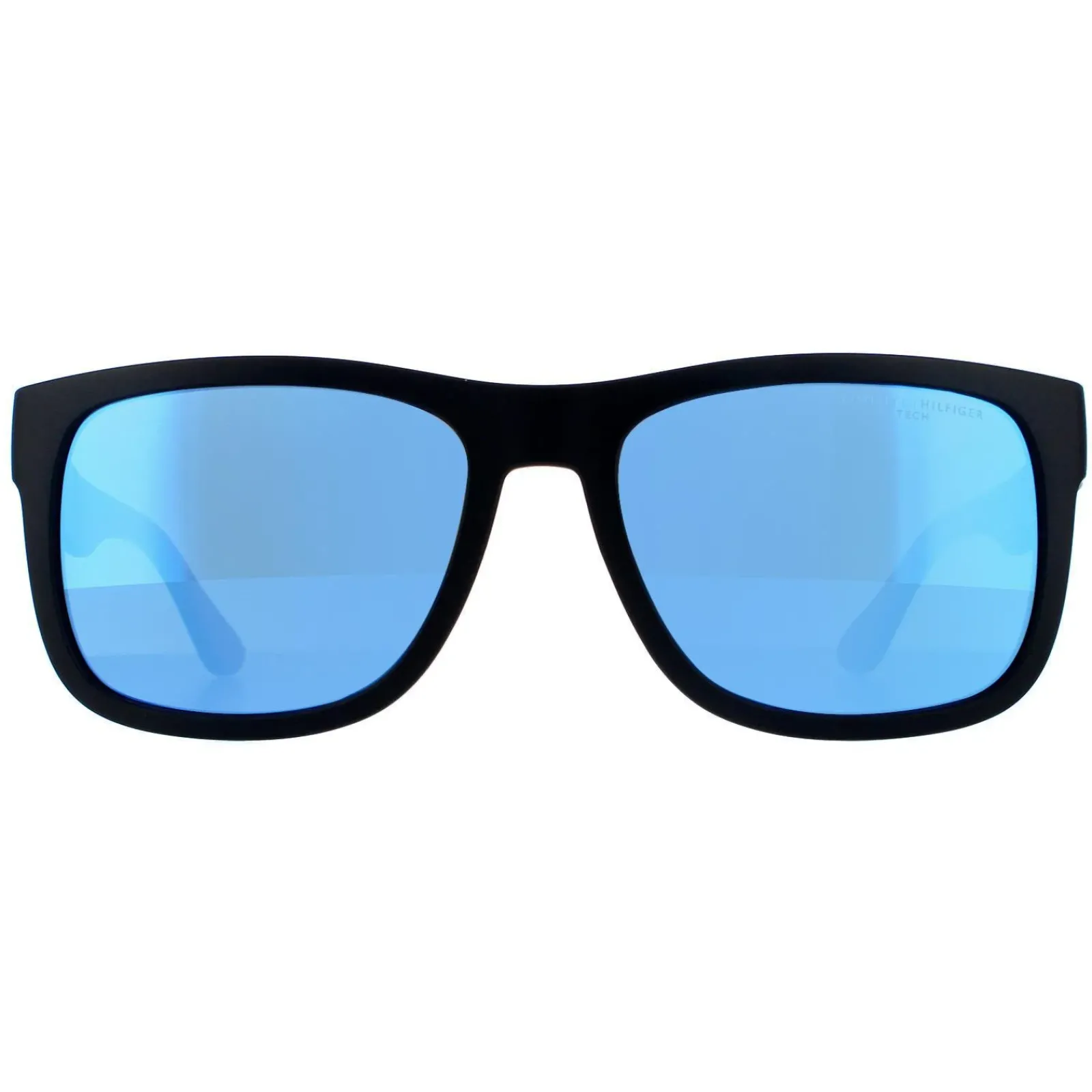 Tommy Hilfiger Rectangle^Sunglasses TH 1556/S FLL ZS Matte Blue Blue Mirror