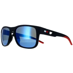 Tommy Hilfiger Wrap^Sunglasses TH 1913/S FLL ZS Matte Blue Blue Mirror
