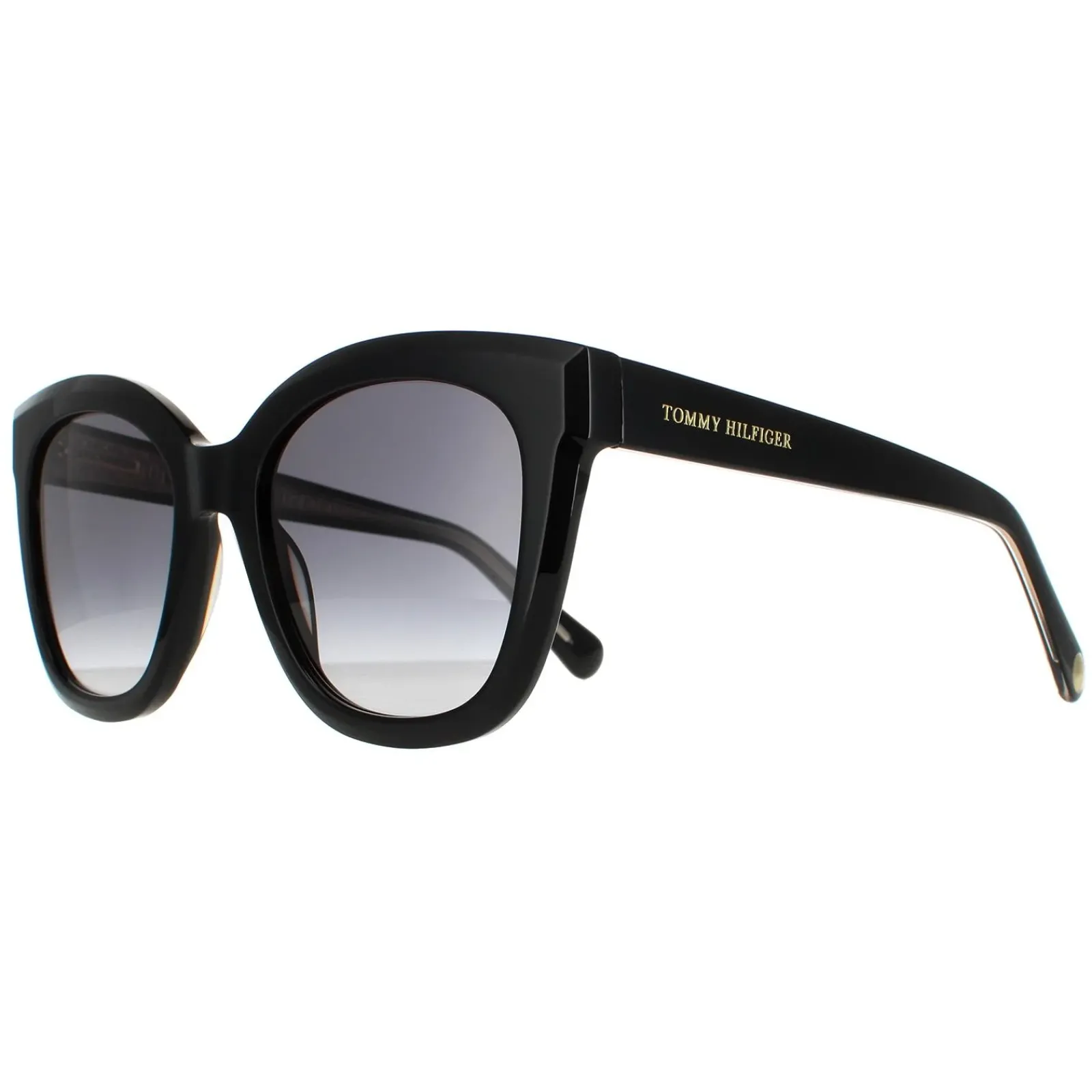 Tommy Hilfiger Cat-Eye^Sunglasses TH 1884/S 807 9O Black Dark Grey Gradient