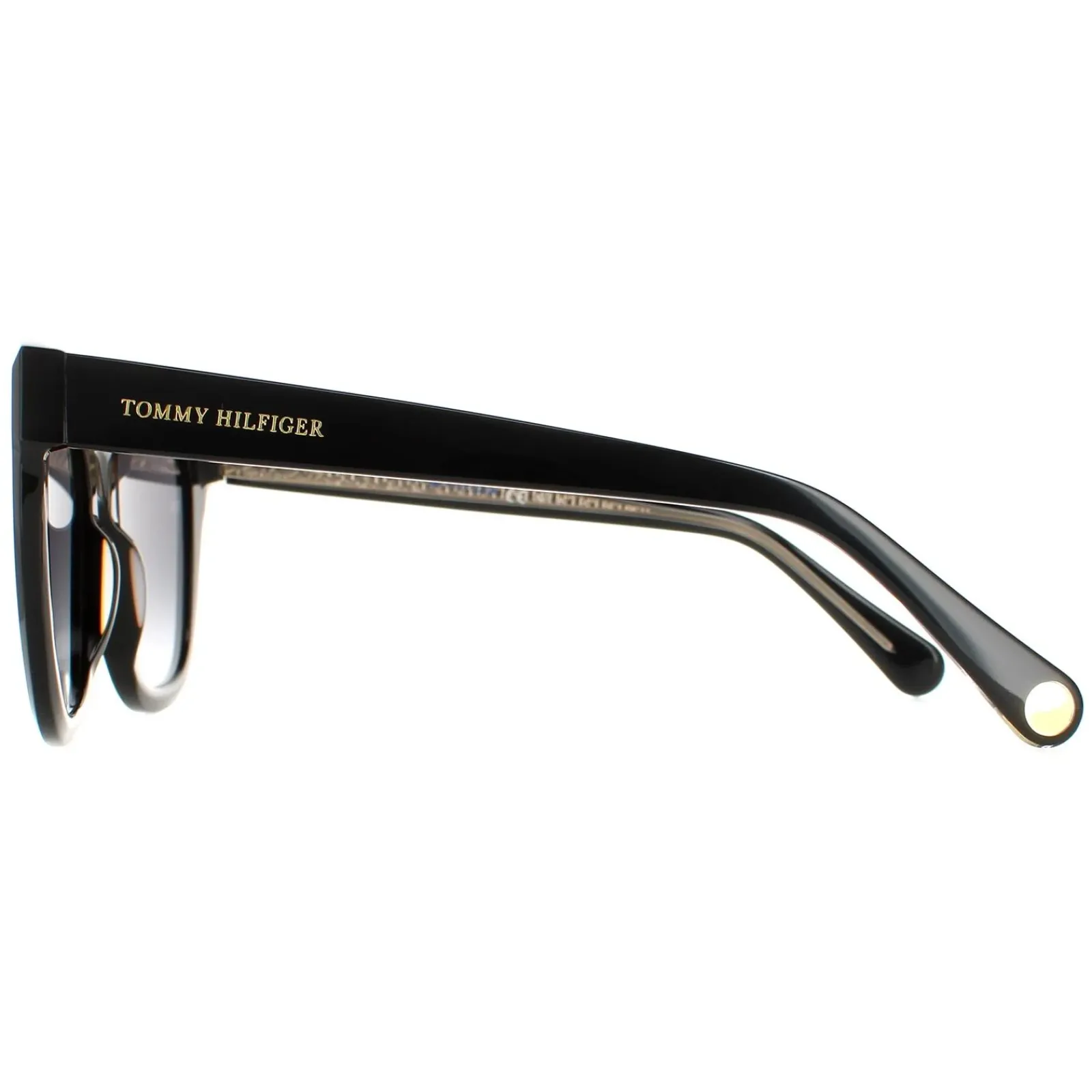Tommy Hilfiger Cat-Eye^Sunglasses TH 1884/S 807 9O Black Dark Grey Gradient