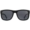 Tommy Hilfiger Rectangle^Sunglasses TH 1556/S 08A IR Black Grey 56mm