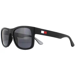 Tommy Hilfiger Rectangle^Sunglasses TH 1556/S 08A IR Black Grey 56mm