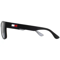 Tommy Hilfiger Rectangle^Sunglasses TH 1556/S 08A IR Black Grey 56mm