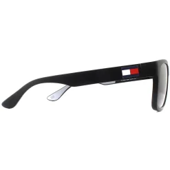 Tommy Hilfiger Rectangle^Sunglasses TH 1556/S 08A IR Black Grey 56mm