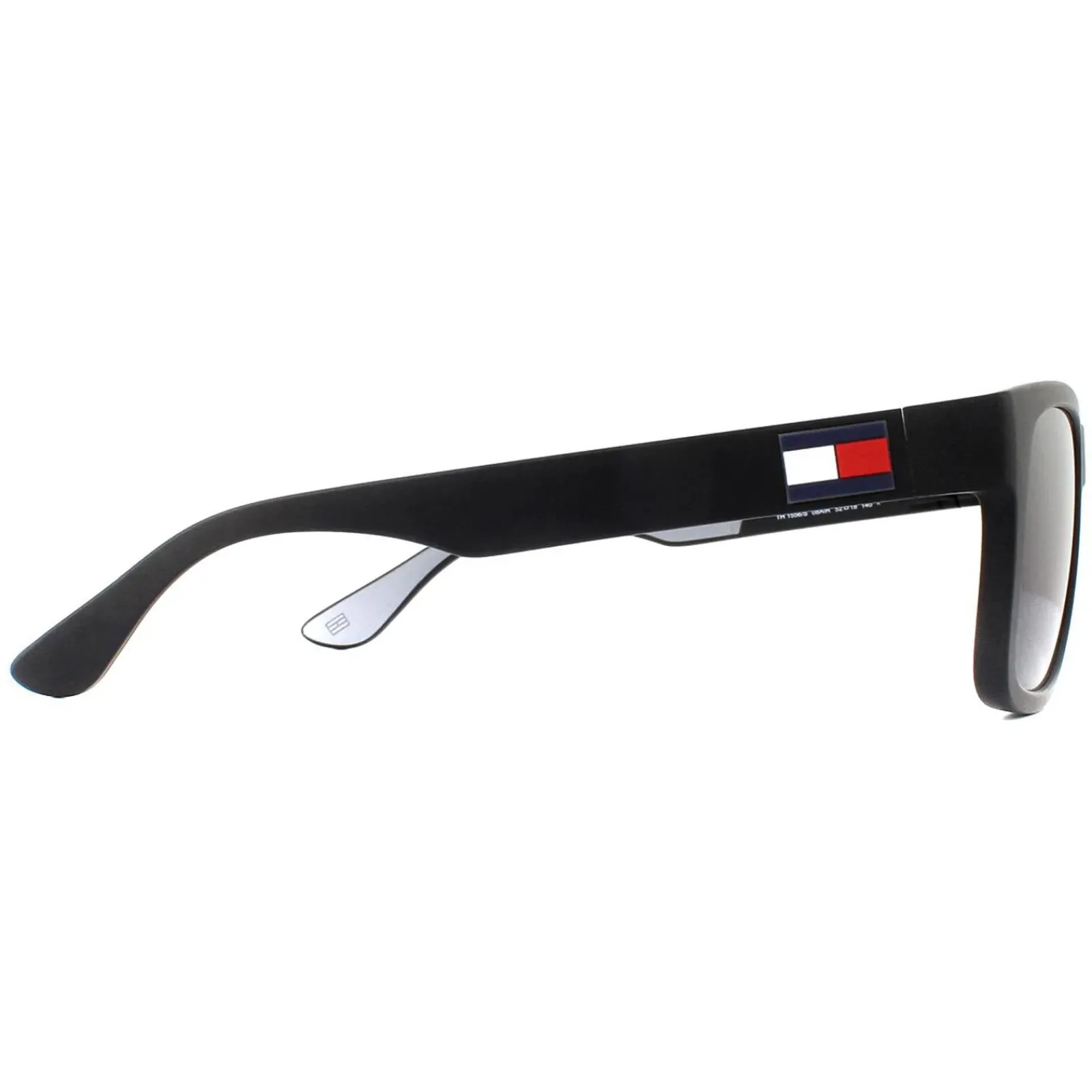 Tommy Hilfiger Rectangle^Sunglasses TH 1556/S 08A IR Black Grey 56mm