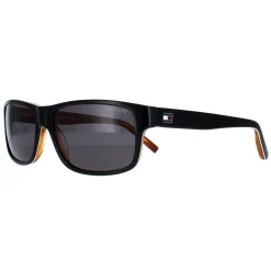 Tommy Hilfiger Rectangle^Sunglasses 1042/N/S UNO/Y1 Black White Horn Grey