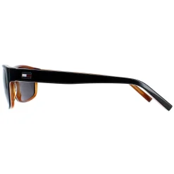 Tommy Hilfiger Rectangle^Sunglasses 1042/N/S UNO/Y1 Black White Horn Grey