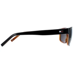 Tommy Hilfiger Rectangle^Sunglasses 1042/N/S UNO/Y1 Black White Horn Grey