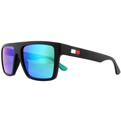 Tommy Hilfiger Rectangle^Sunglasses TH 1605/S 3OL Z9 Black Green Mirror