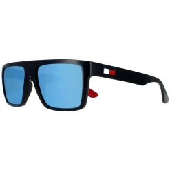 Tommy Hilfiger Rectangle^Sunglasses TH 1605/S PJP ZS Matte Blue Blue Mirror
