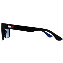 Tommy Hilfiger Rectangle^Sunglasses TH 1605/S 003 MI Matte Black Grey Infrared