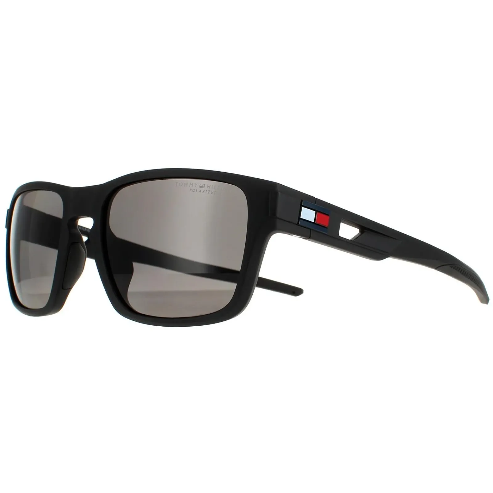 Tommy Hilfiger Polarised|Rectangle^Sunglasses TH 1952/S 003 M9 Black Grey Polarized