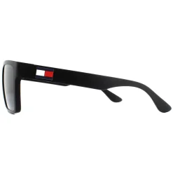 Tommy Hilfiger Rectangle^Sunglasses TH 1605/S 003 IR Matte Black Grey Blue
