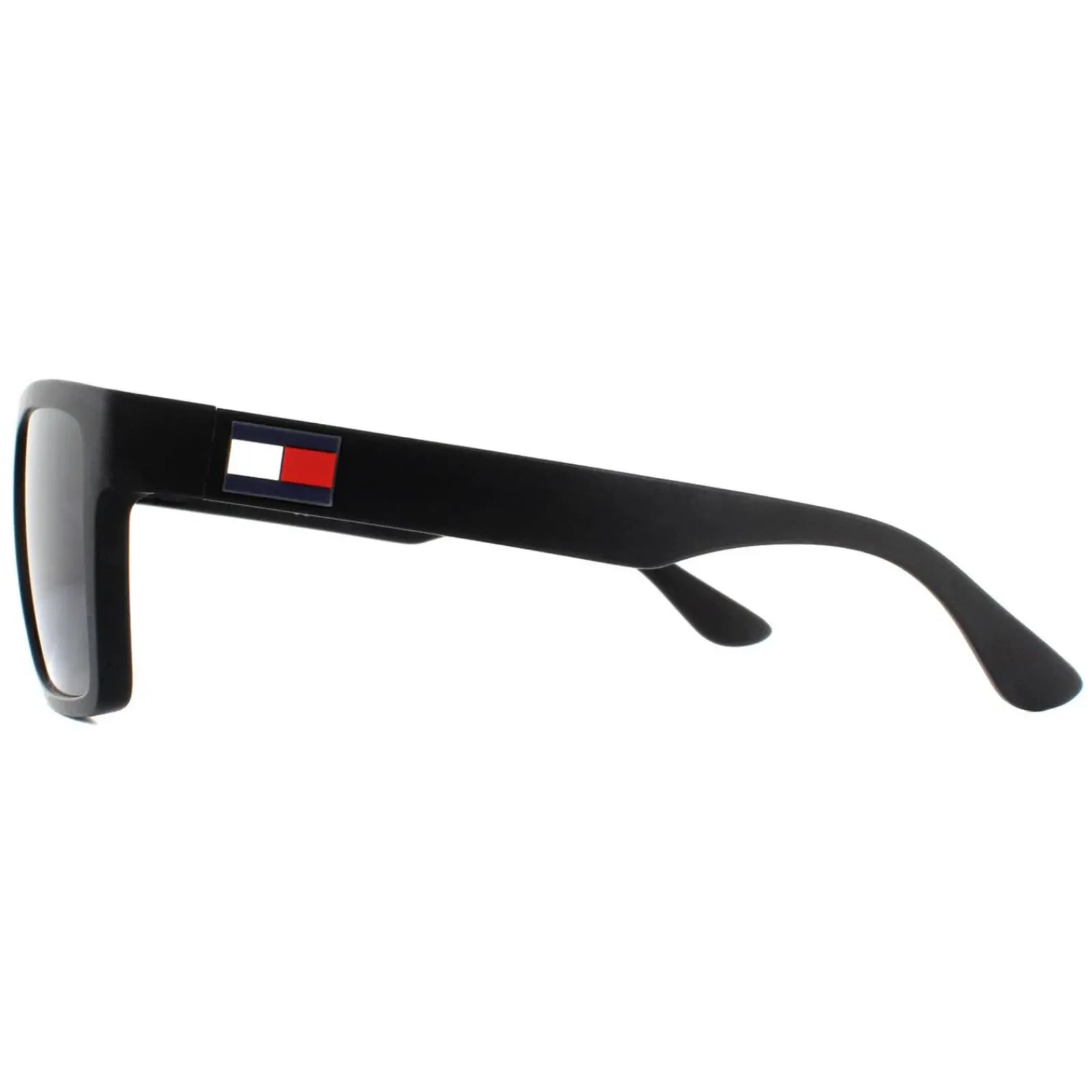 Tommy Hilfiger Rectangle^Sunglasses TH 1605/S 003 IR Matte Black Grey Blue