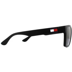 Tommy Hilfiger Rectangle^Sunglasses TH 1605/S 003 IR Matte Black Grey Blue