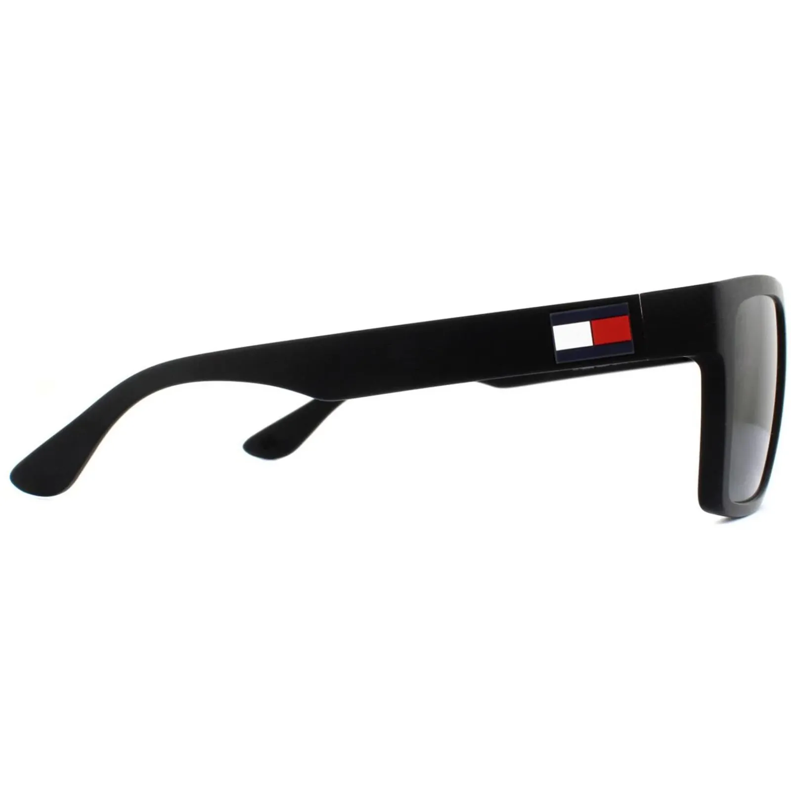 Tommy Hilfiger Rectangle^Sunglasses TH 1605/S 003 IR Matte Black Grey Blue