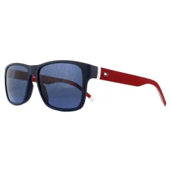 Tommy Hilfiger Rectangle^Sunglasses TH 1718/S 8RU KU Black Red White Blue Avio